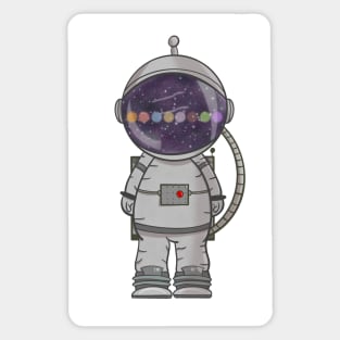 Astronaut Space Explorer Sticker